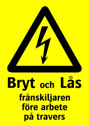Bryt och lås frånskiljaren