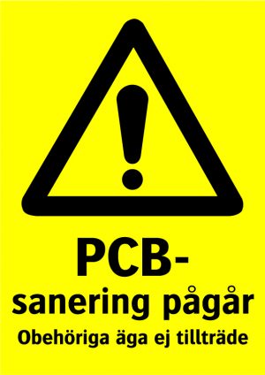 PCB-sanering pågår